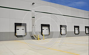 Industrial loading docks photo