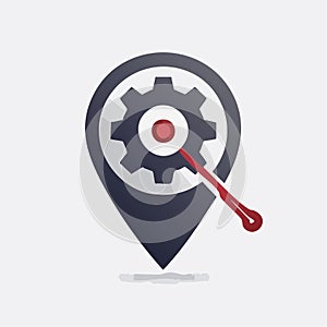 Industrial Location and Configuration Icon