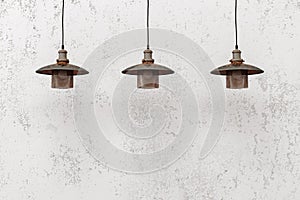 Industrial loft pendant lamps