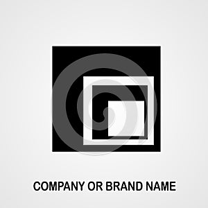 Industrial logo sign or symbol design abstract. vector illustration.