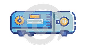 Industrial Machine Control for Precision and Manufacturing, vector design Generative AI