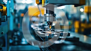 Industrial machine precision manufacturing process