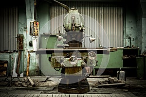 Industrial machines in a factory