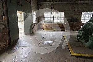 Industrial Manufacturing Factory Background, Vintage, Retro