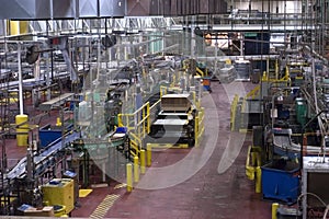 Industrial Manufacturing Shop Floor in a Factory photo