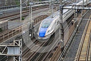 Industrial or mass transit background featuring detail of electrical railroad