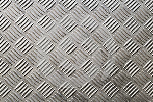 Industrial metal checker plate. Metal checker plate texture background. Metal checkerplate for anti skid. Embossed metal sheet