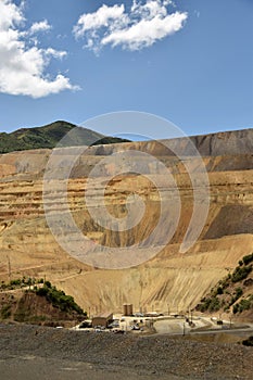 Industrial mining operation