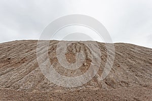 Industrial open pit sand quarry in Australia