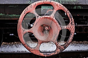 Industrial parts of railway carriage