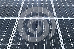 Industrial photovoltaic solar panels