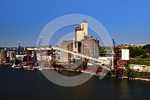 Industrial Pier in Portland Oregon