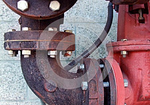 Industrial pipe details
