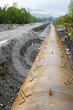 Industrial pipeline project