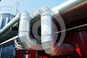 Industrial pipelines insulation sky