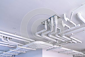 Industrial pipes for plumbing system on building