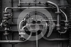 Industrial pipes and pressure valves