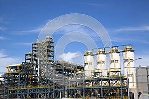 Industrial Plant against the blue sky