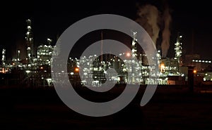 Industrial Plant at night