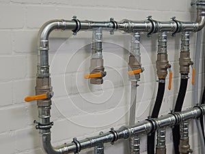 Industrial plumbing pipes