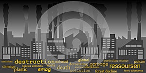 Industrial pollution