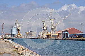 Industrial port of Port-la-Nouvelle in France