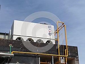 Refrigeration equipment in construction site