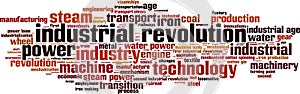 Industrial revolution word cloud