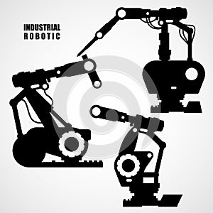 Industrial robotics - conveyor machinery tools