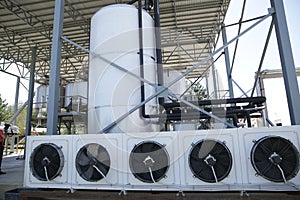 Industrial rotator, air conditioner. Equipment for the winery and brewing