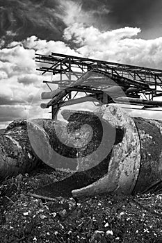 Industrial ruin photo