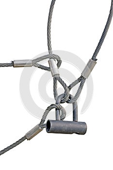Industrial Safety Lock Interlocked Wire Loop Ropes photo