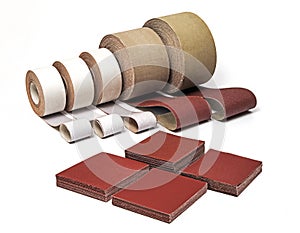 Industrial Sanding Belts, Sand Papers in Rolls and Sandpaper She