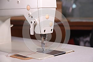 industrial sewing machine fashion clothing maquina mecanica eletrica sew fabric photo