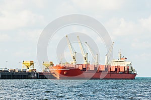 Industrial shipping port