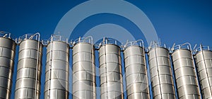 Industrial silos in the chemical industry