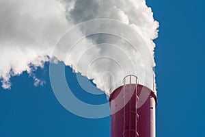 Industrial smokestack