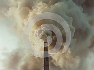 Industrial Smokestack Emissions
