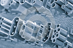 Industrial socket. ndustrial electrical outlet