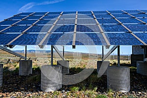 Industrial solar panel array