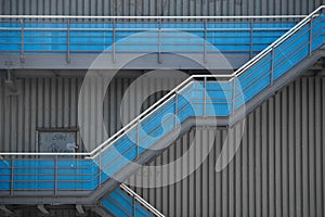 Industrial stairway photo