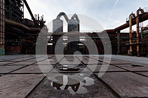 Industrial factory Landschaftspark, Duisburg, Germany photo