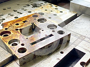 Industrial steel injection molding part