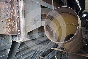 Industrial steel pipe steelworks