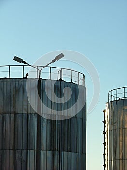 Industrial storage tanks