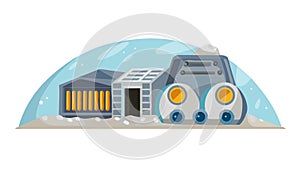 Industrial Storage Tanks. Large Containers for Processing, vector design Generative AI