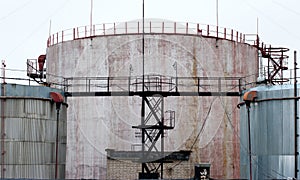 Industrial Storage Tanks With A Latter Access