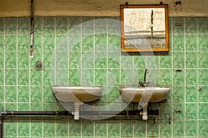 Industrial tap and mirror