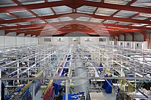 Industrial textile factory