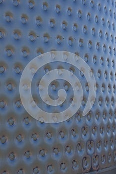 Industrial Texture of the Exterior of a Wine Storage Tank